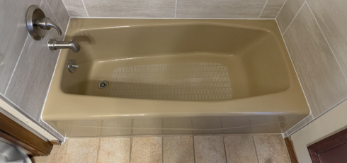 Tub before